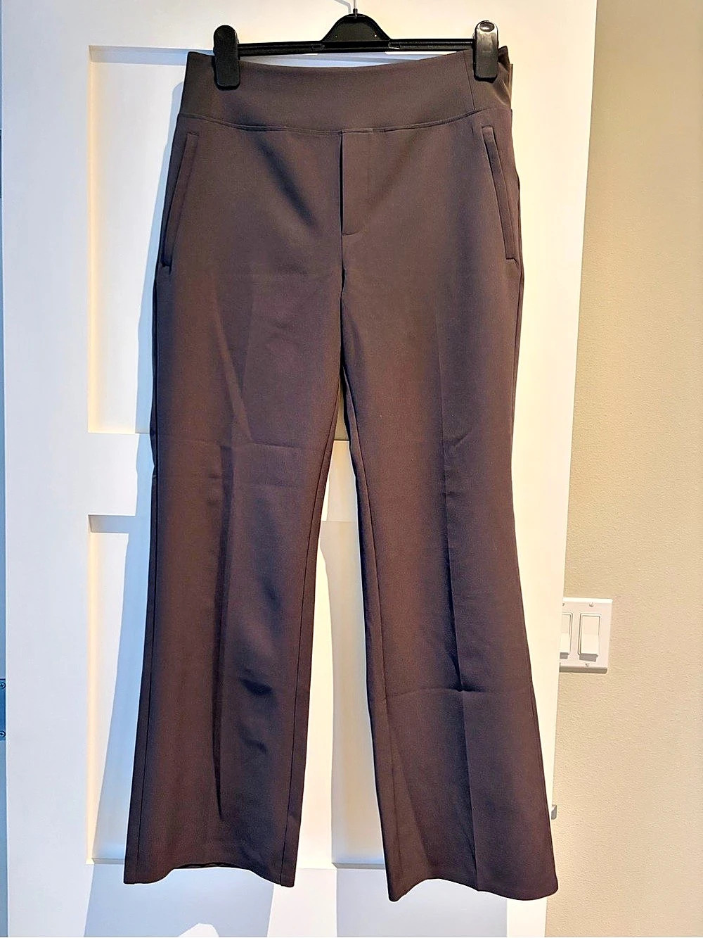 EUC Athleta Endless High Rise Wide Leg Pant Brown Size 10